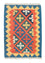Alfombra Kelim - Oriental - 90 x 64 cm - naranja