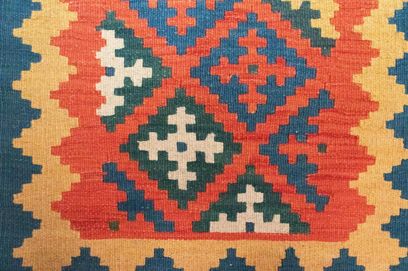 Alfombra Kelim - Oriental - 90 x 64 cm - naranja