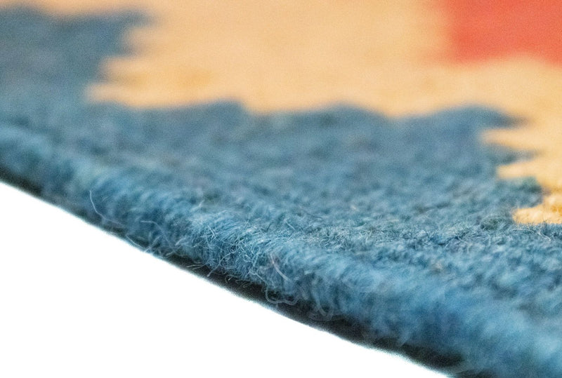 Alfombra Kelim - Oriental - 90 x 64 cm - naranja