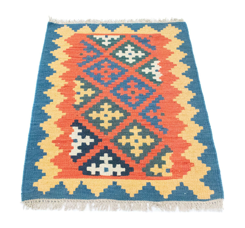Alfombra Kelim - Oriental - 90 x 64 cm - naranja