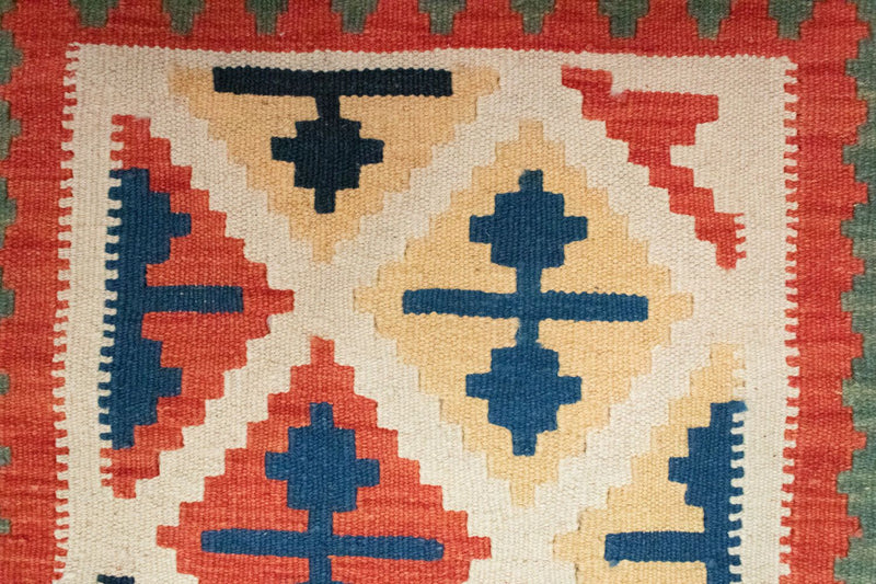 Alfombra Kelim - Oriental - 93 x 61 cm - naranja