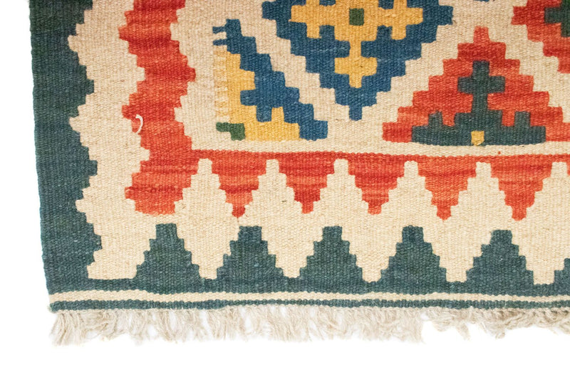 Alfombra Kelim - Oriental - 89 x 67 cm - beige