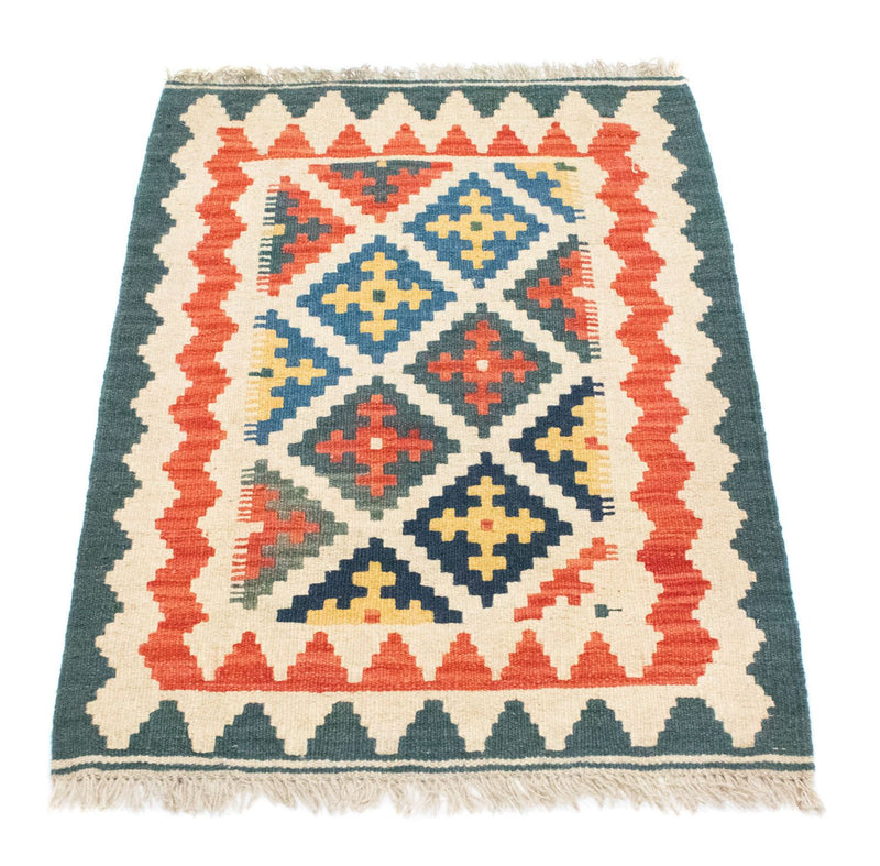 Alfombra Kelim - Oriental - 89 x 67 cm - beige