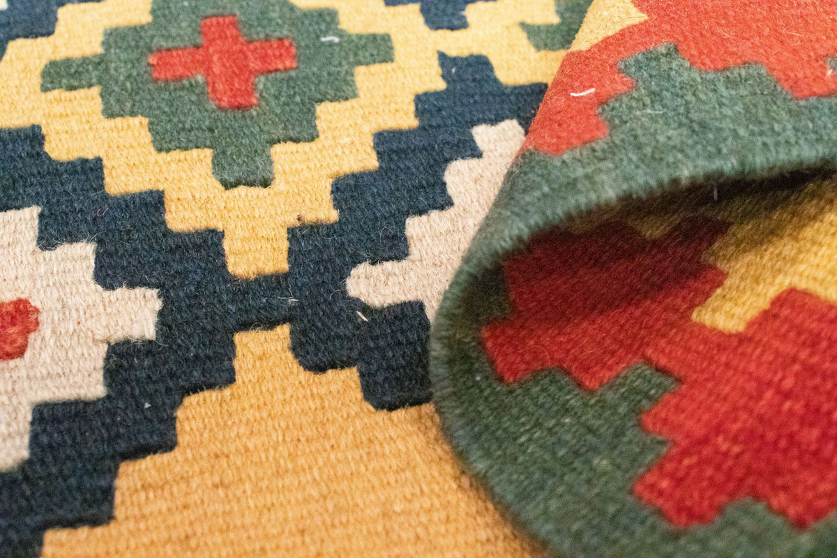 Alfombra Kelim - Oriental - 83 x 62 cm - amarillo