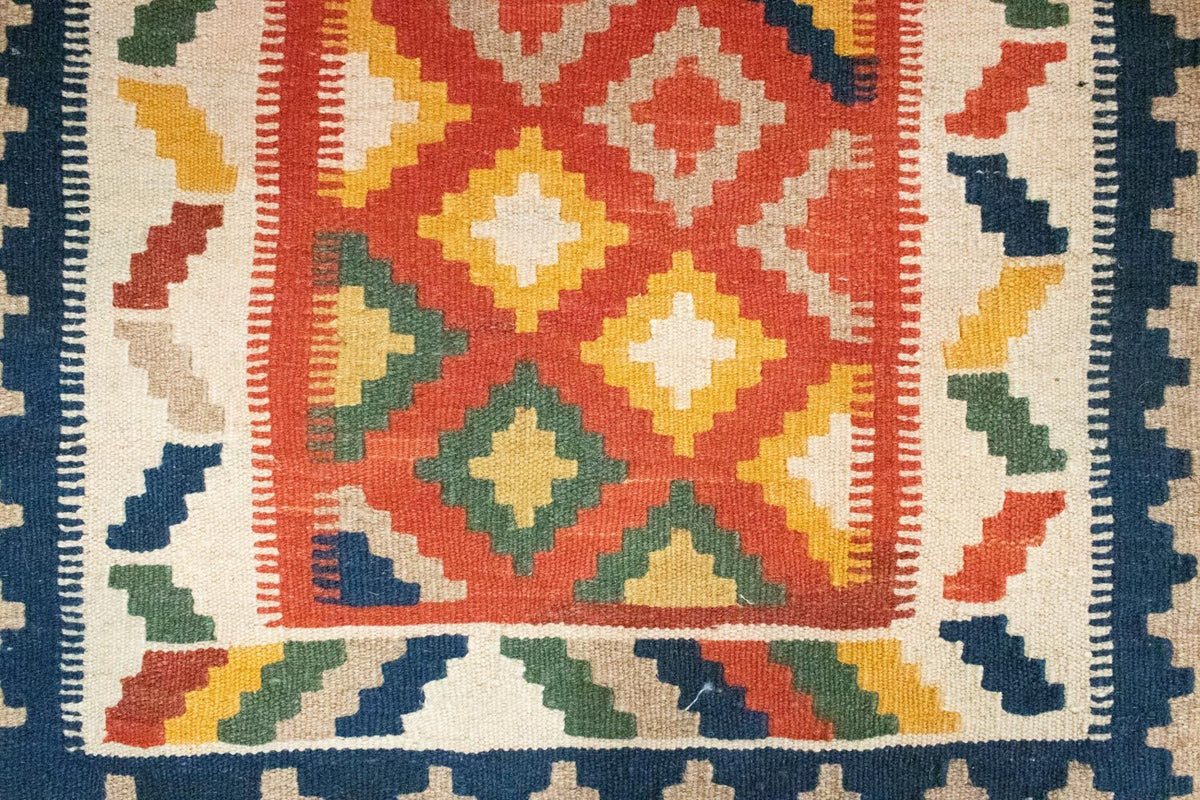 Alfombra Kelim - Oriental - 91 x 66 cm - naranja