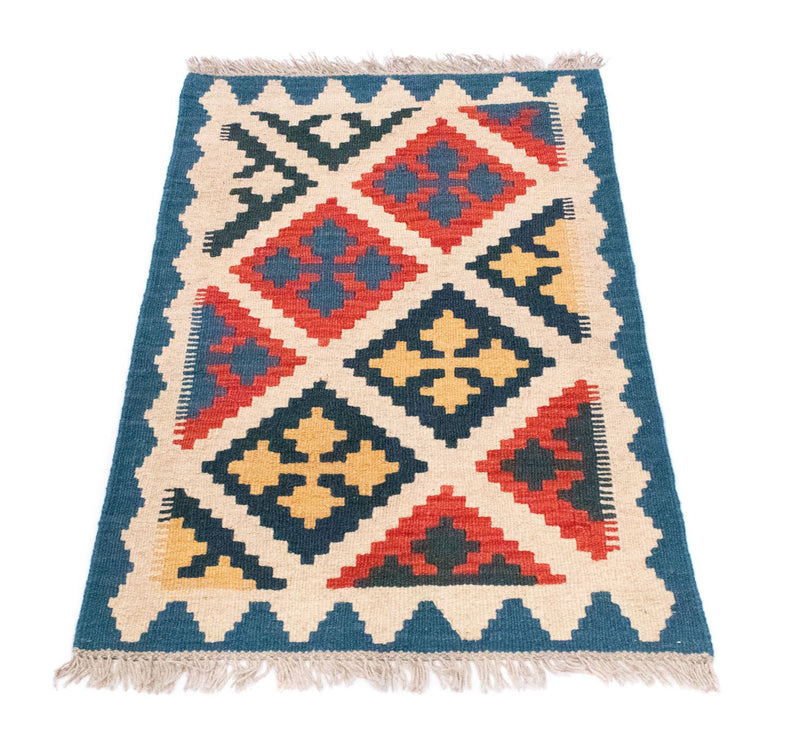 Alfombra Kelim - Oriental - 90 x 60 cm - multicolor