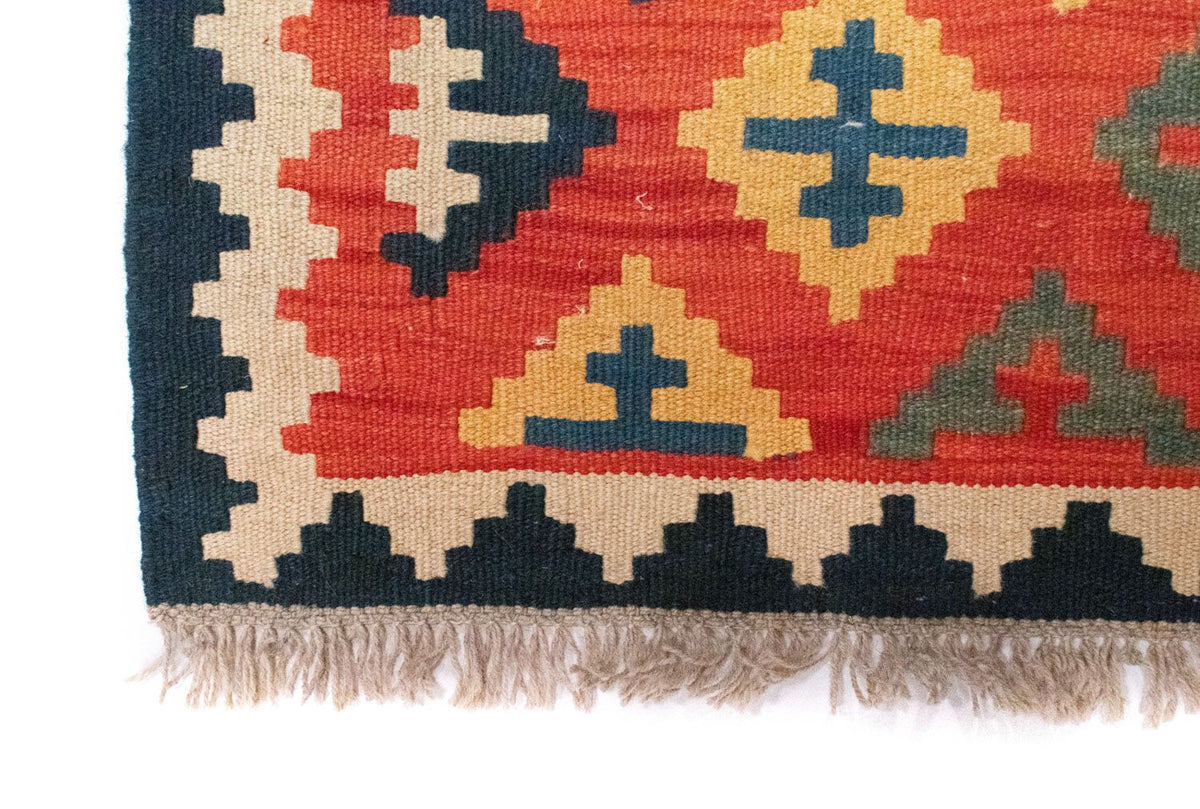 Alfombra Kelim - Oriental - 93 x 62 cm - naranja