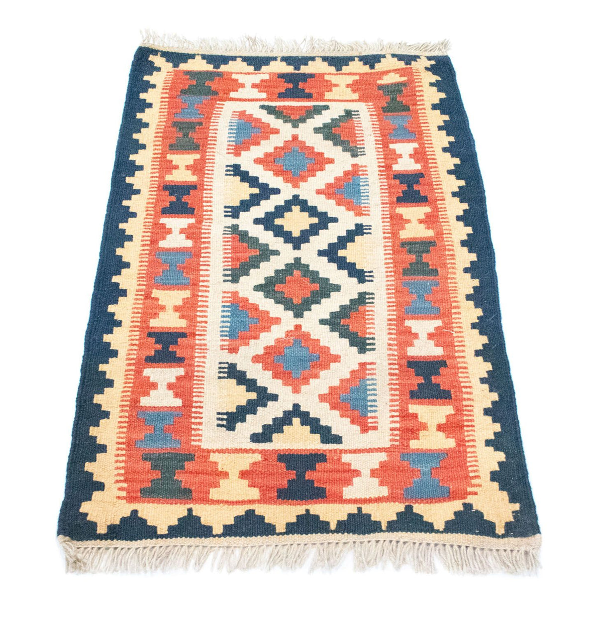 Alfombra Kelim - Oriental - 101 x 63 cm - naranja