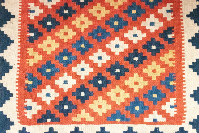 Alfombra Kelim - Oriental - 98 x 65 cm - naranja