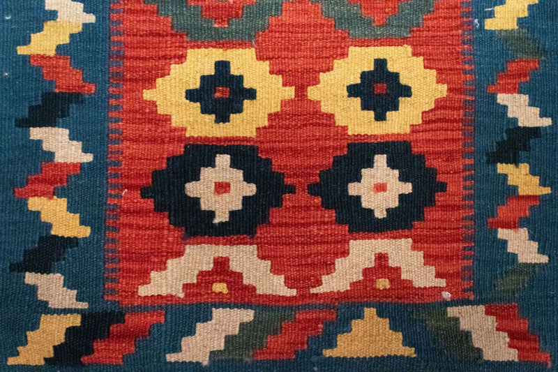 Alfombra Kelim - Oriental - 87 x 62 cm - naranja