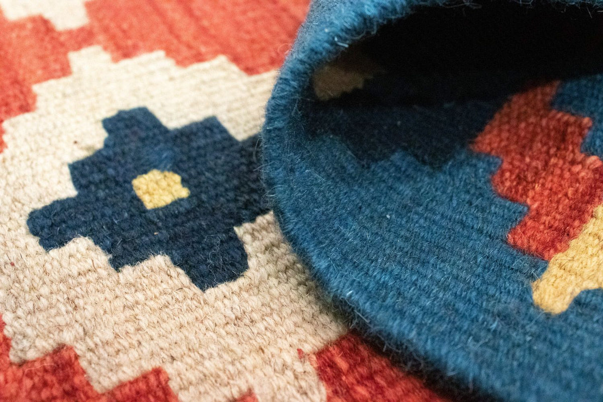 Alfombra Kelim - Oriental - 87 x 62 cm - naranja