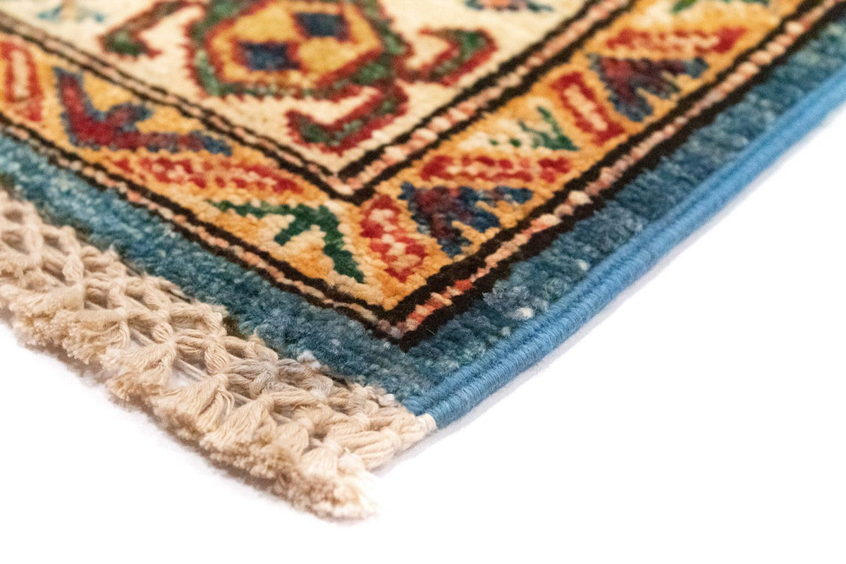 Alfombra de pasillo Alfombra Ziegler - Kazak - 212 x 79 cm - azul