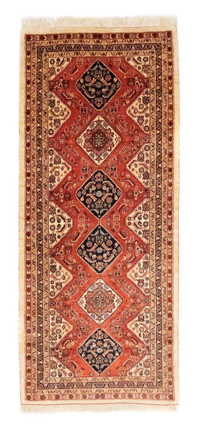 Alfombra de pasillo Alfombra persa - Nómada - 249 x 96 cm - rojo