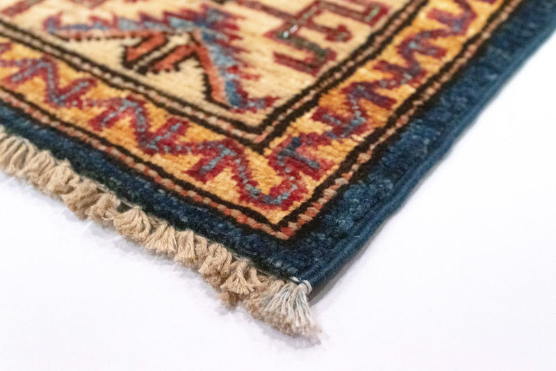 Alfombra Ziegler - Kazak - 89 x 56 cm - azul