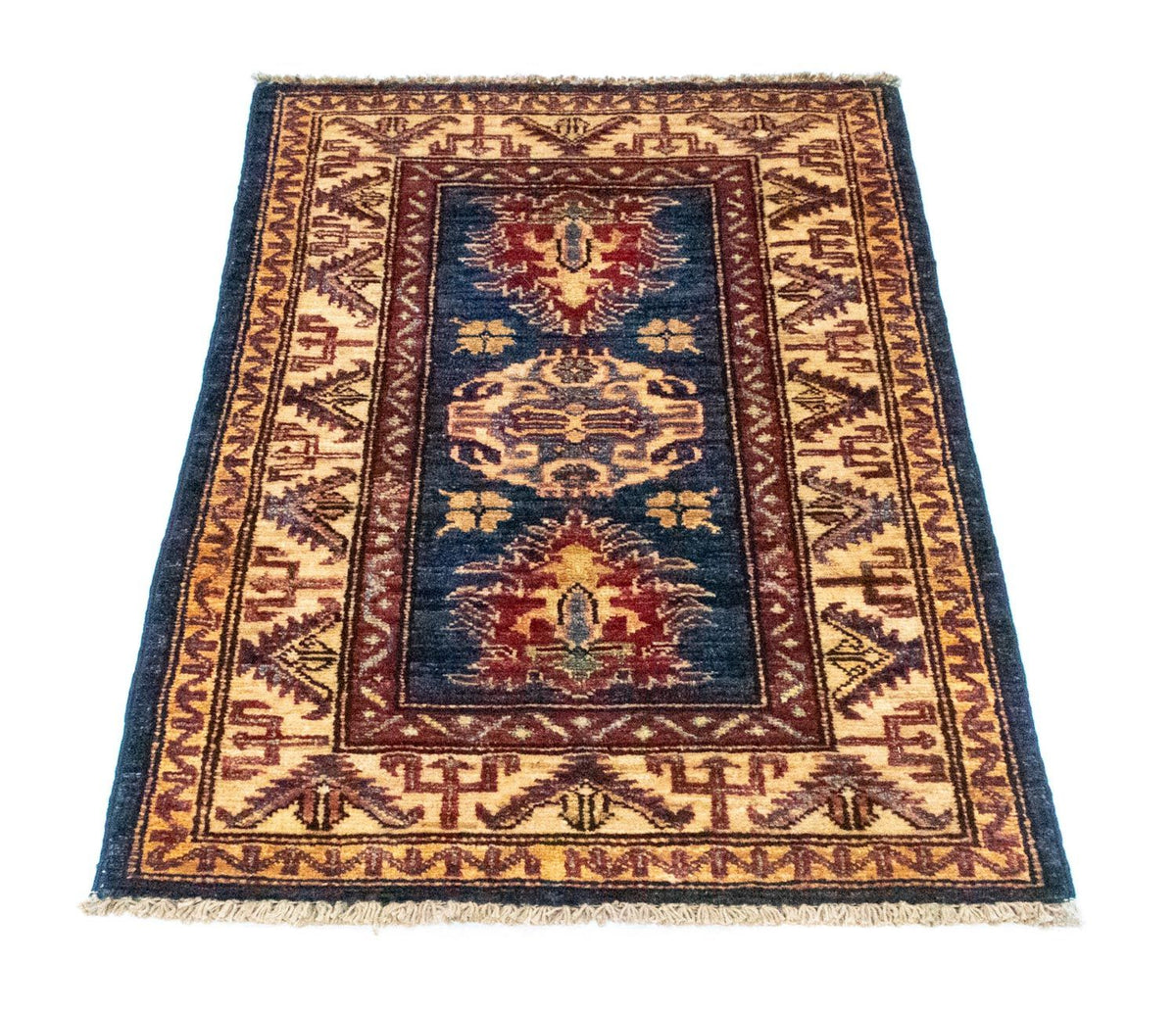 Alfombra Ziegler - Kazak - 89 x 56 cm - azul