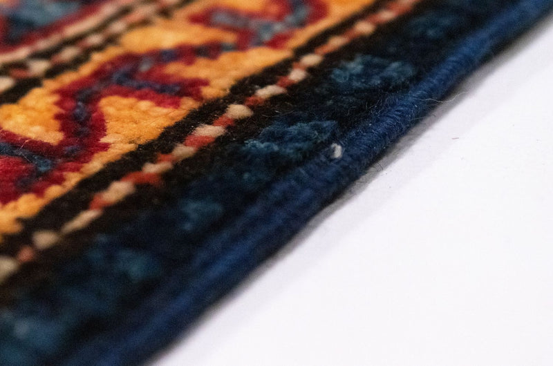 Alfombra Ziegler - Kazak - 90 x 58 cm - azul