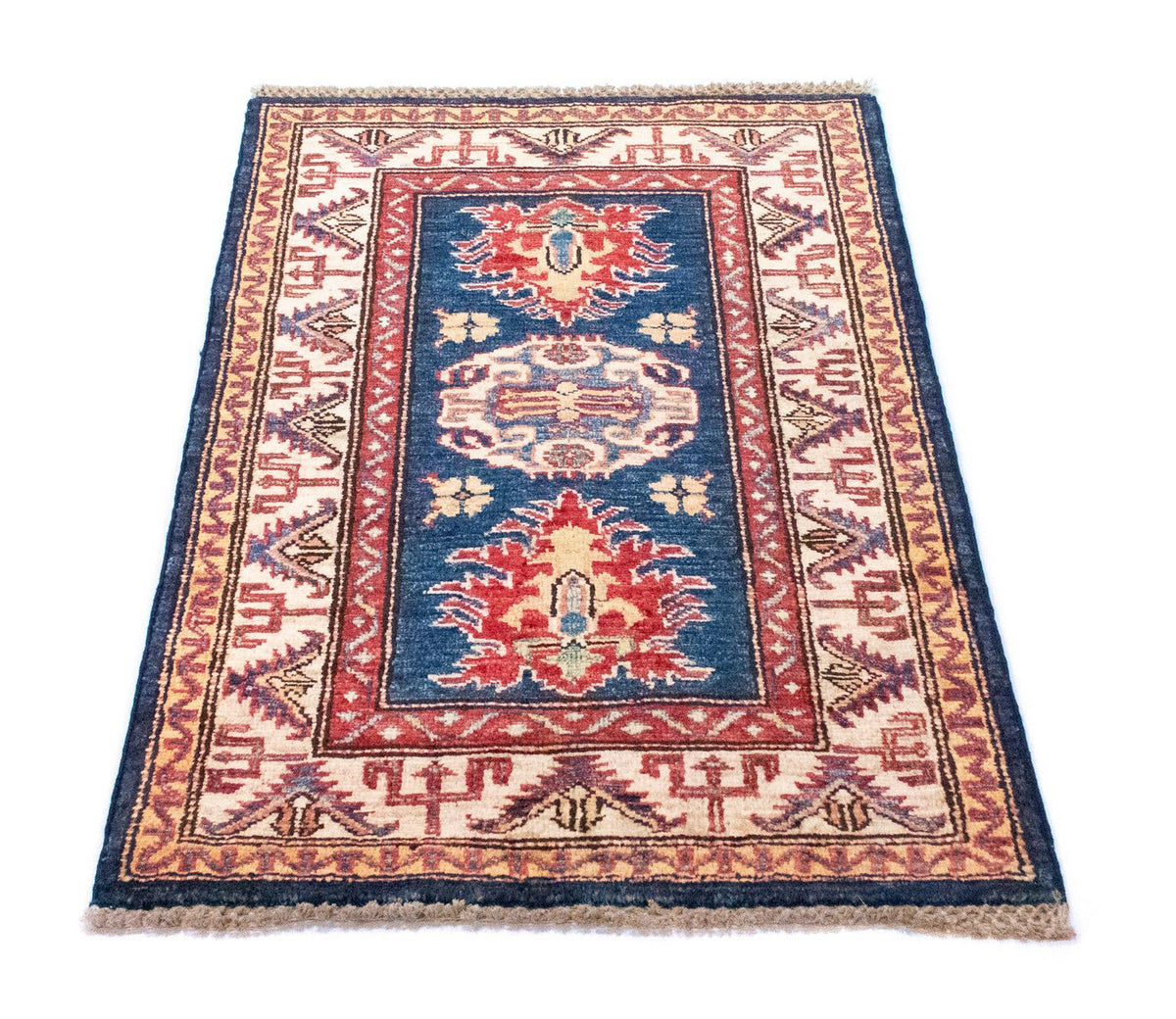 Alfombra Ziegler - Kazak - 90 x 58 cm - azul