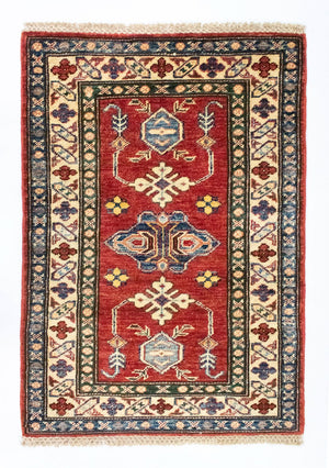 Alfombra Ziegler - Kazak - 91 x 65 cm - rojo