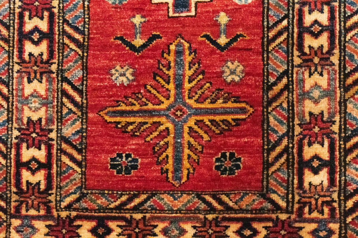 Alfombra Ziegler - Kazak - 107 x 62 cm - naranja