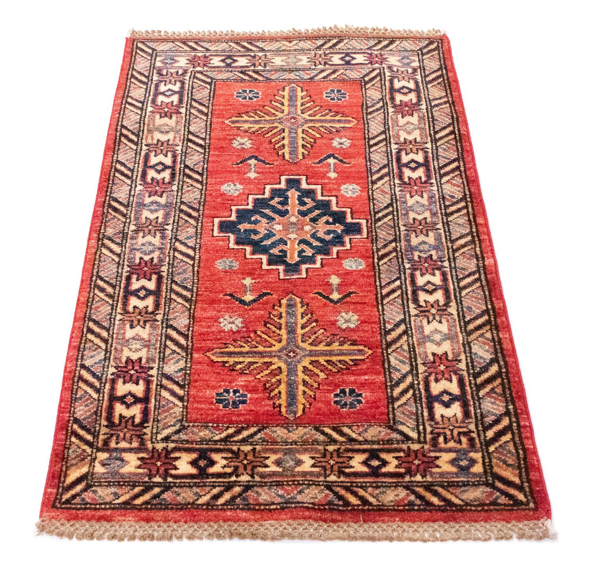 Alfombra Ziegler - Kazak - 107 x 62 cm - naranja