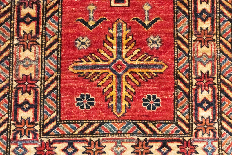 Alfombra Ziegler - Kazak - 106 x 62 cm - naranja