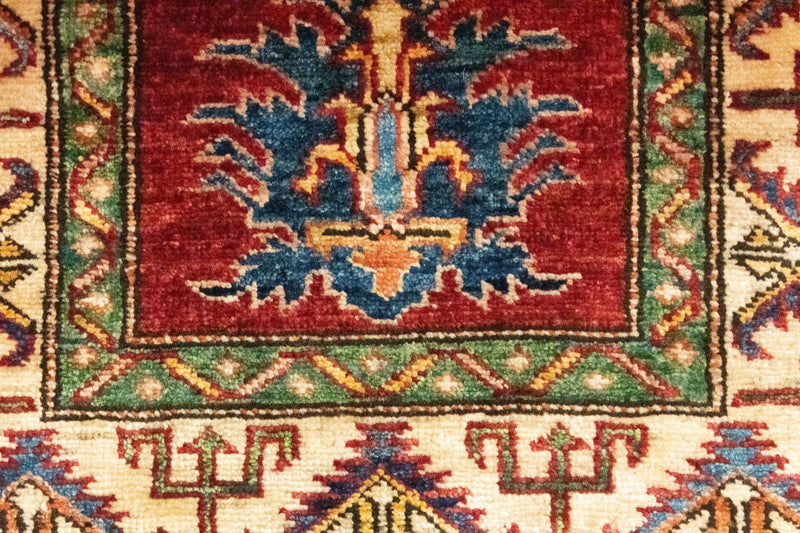 Alfombra Ziegler - Kazak - 96 x 57 cm - rojo