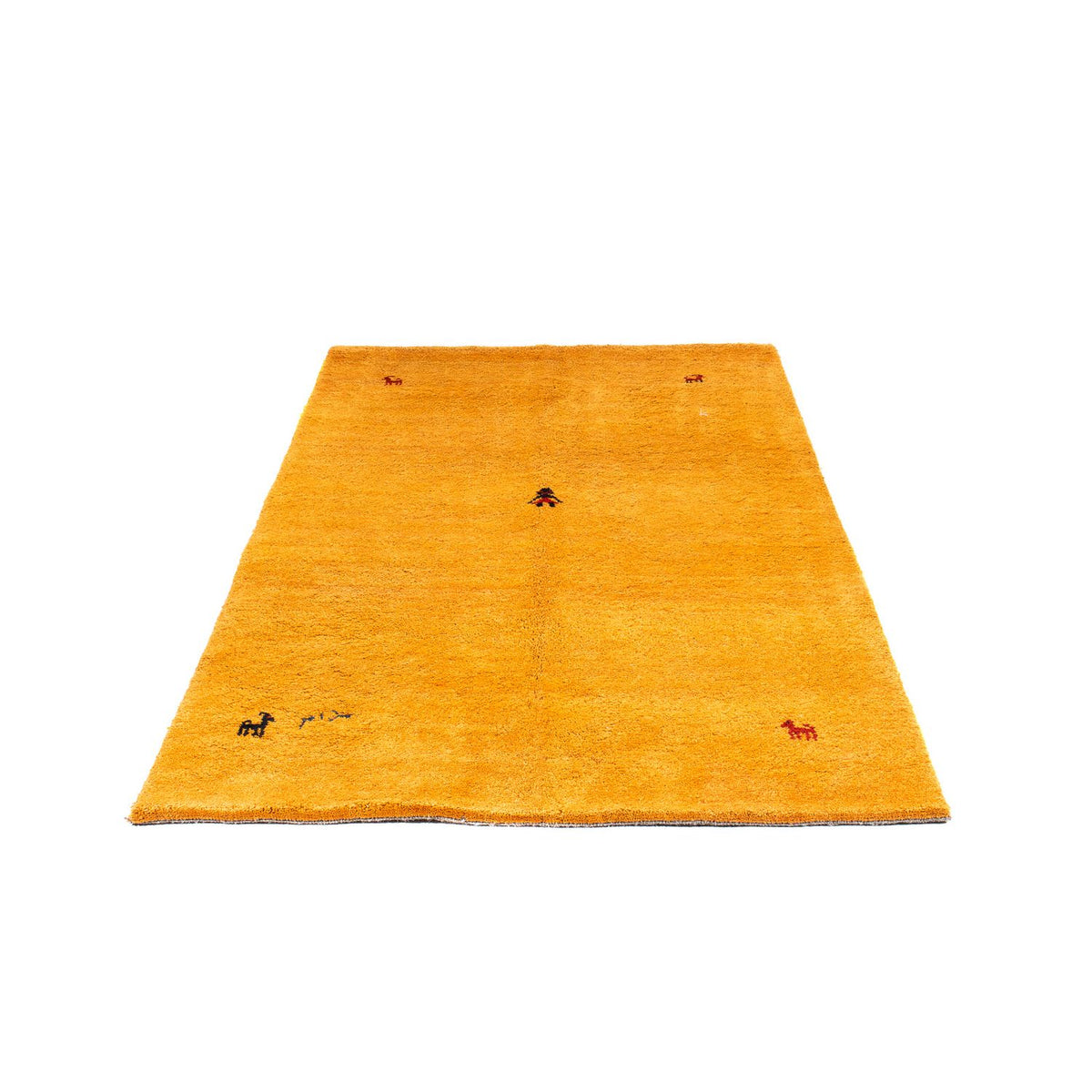 Alfombra Gabbeh - Loribaft Persa - 180 x 109 cm - naranja