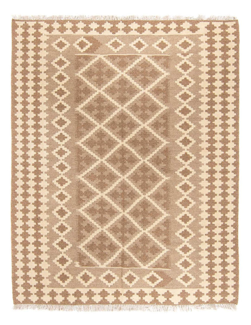 Alfombra Kelim - Oriental - 218 x 163 cm - marrón claro