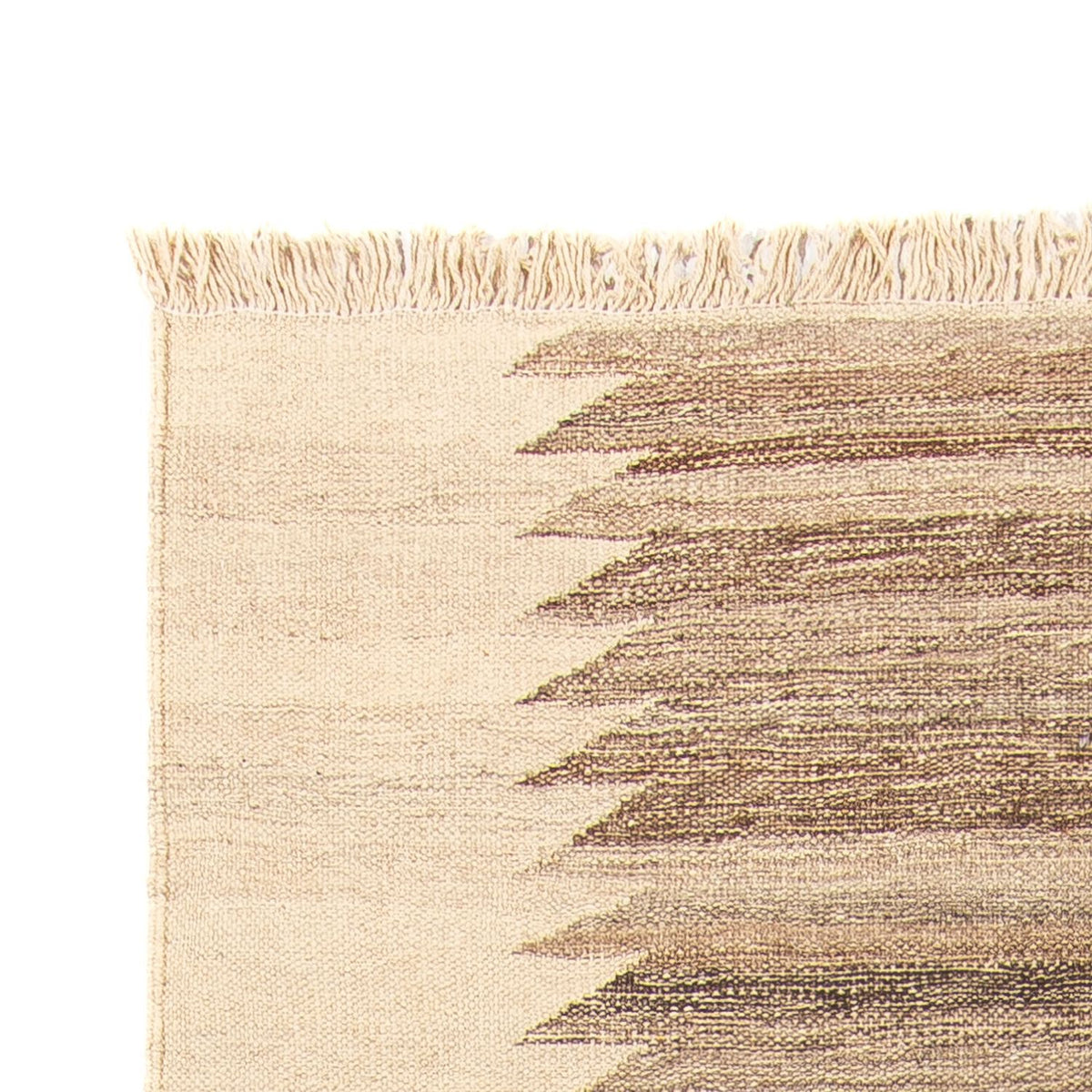 Alfombra de pasillo Alfombra Kelim - Oriental - 293 x 96 cm - beige