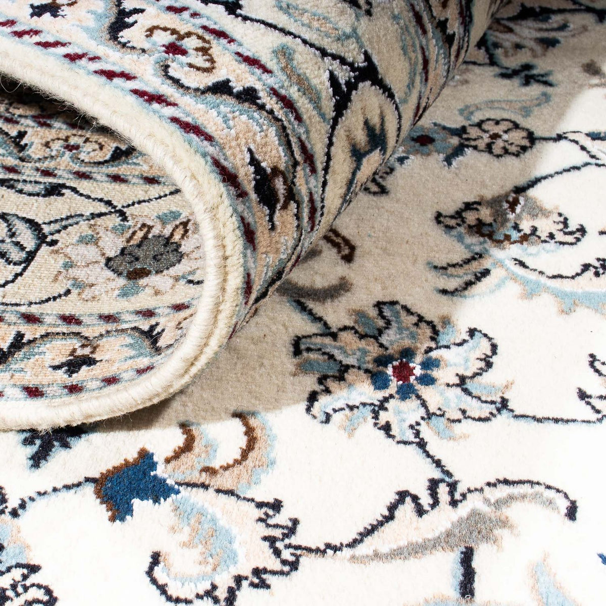 Alfombra persa - Nain - 229 x 167 cm - beige