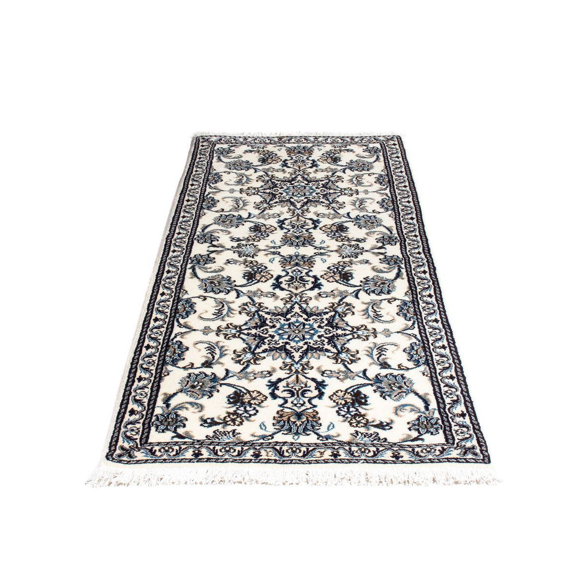 Alfombra de pasillo Alfombra persa - Nain - 192 x 76 cm - beige