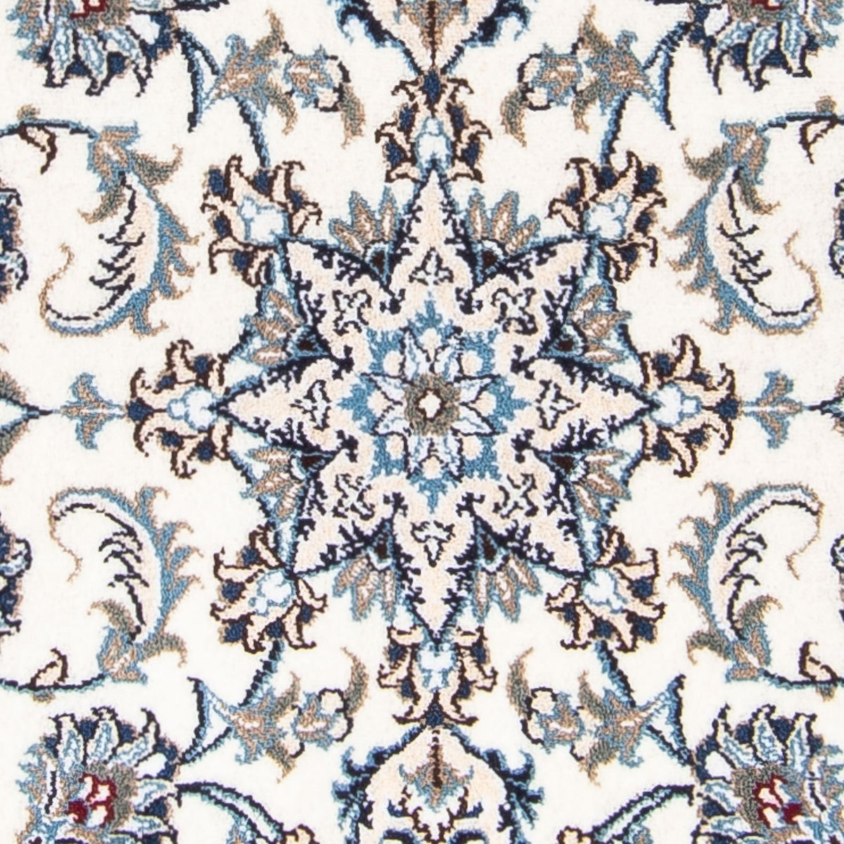 Alfombra de pasillo Alfombra persa - Nain - 296 x 76 cm - beige