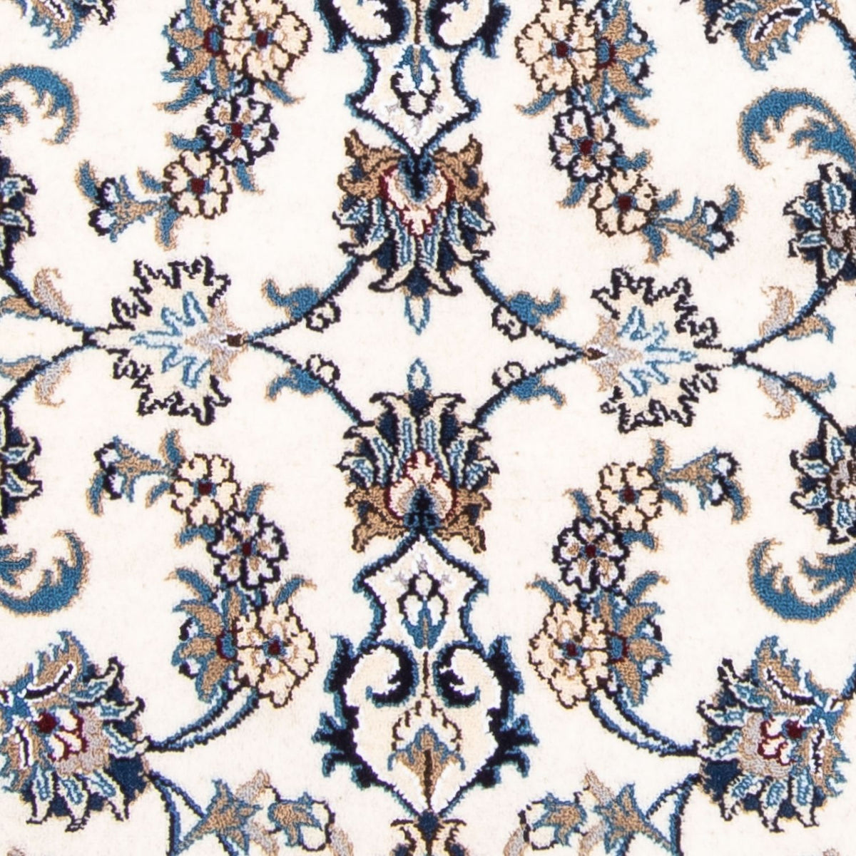 Alfombra de pasillo Alfombra persa - Nain - 202 x 80 cm - beige