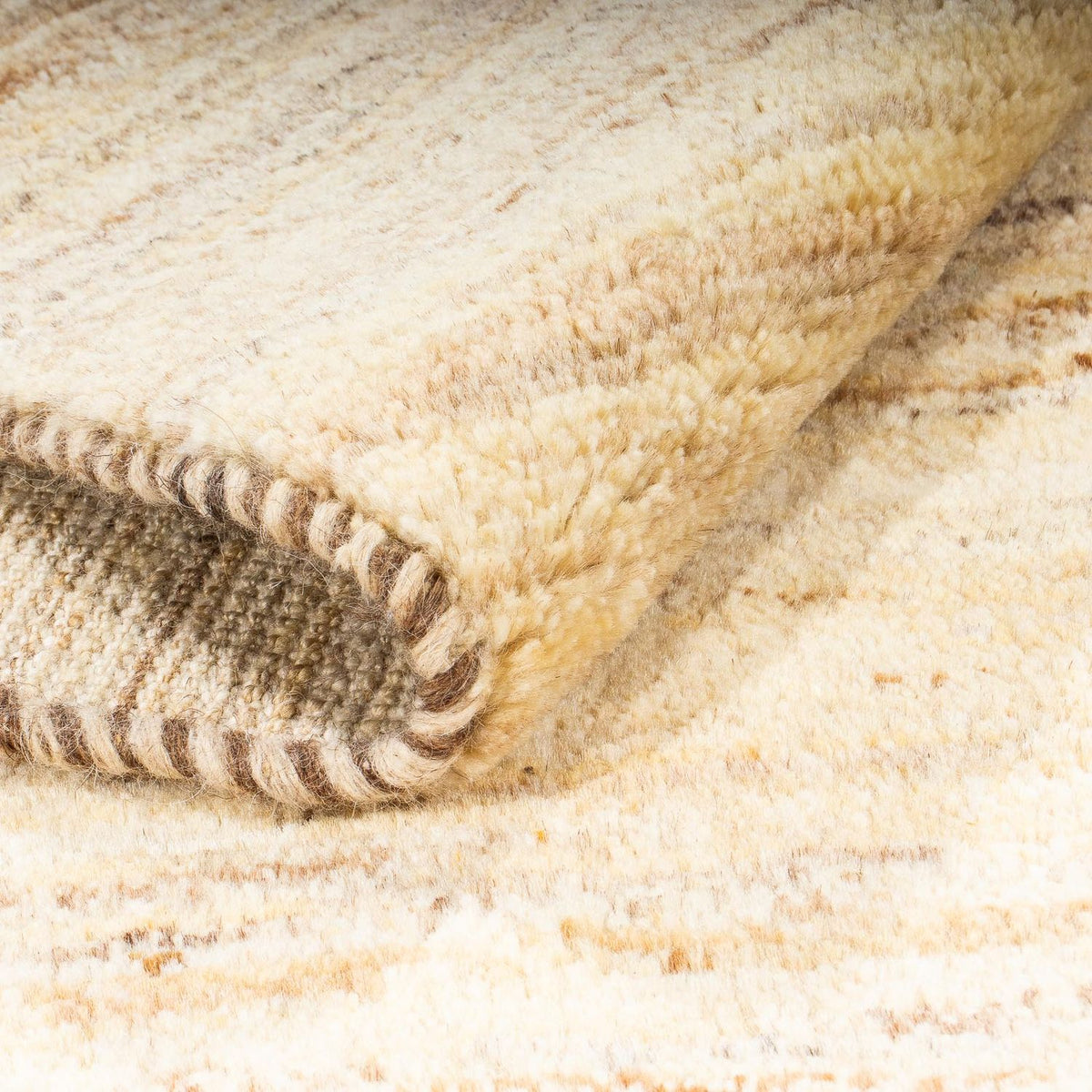 Alfombra Gabbeh - Persa - 150 x 92 cm - beige claro