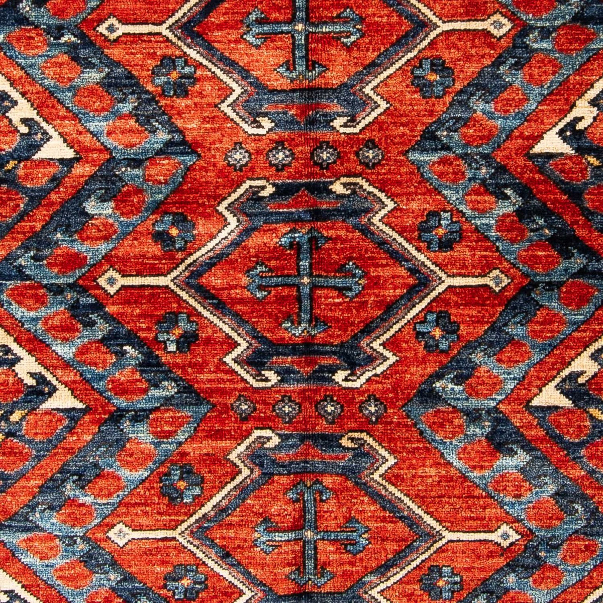 Alfombra afgana - 182 x 118 cm - multicolor