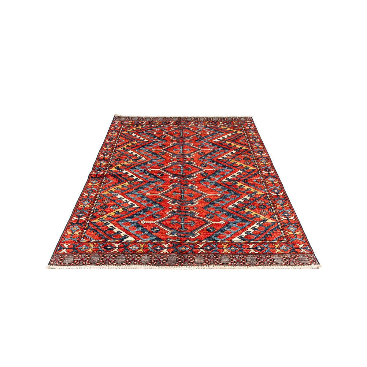 Alfombra afgana - 182 x 118 cm - multicolor