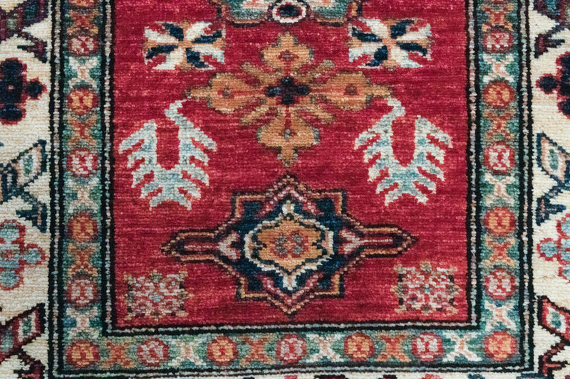 Alfombra Ziegler - Kazak - 88 x 62 cm - rojo