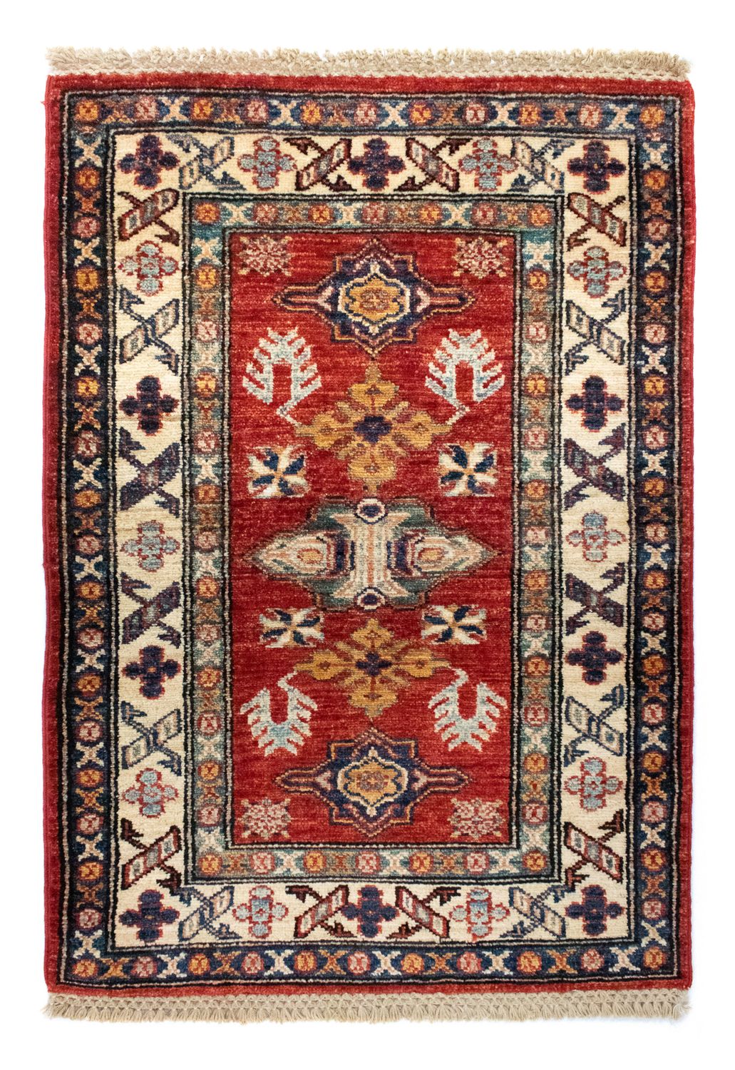 Alfombra Ziegler - Kazak - 88 x 61 cm - rojo