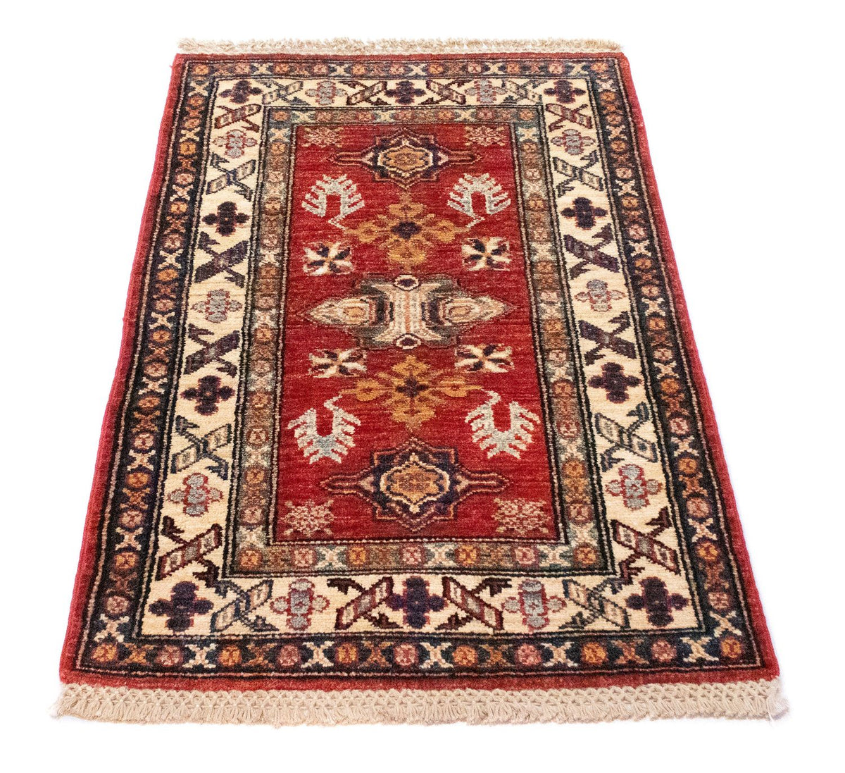 Alfombra Ziegler - Kazak - 88 x 61 cm - rojo