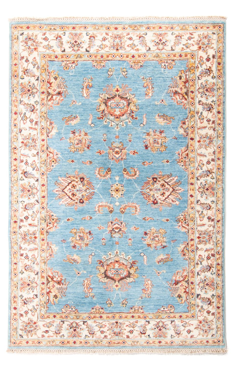Alfombra Ziegler - 186 x 123 cm - azul claro