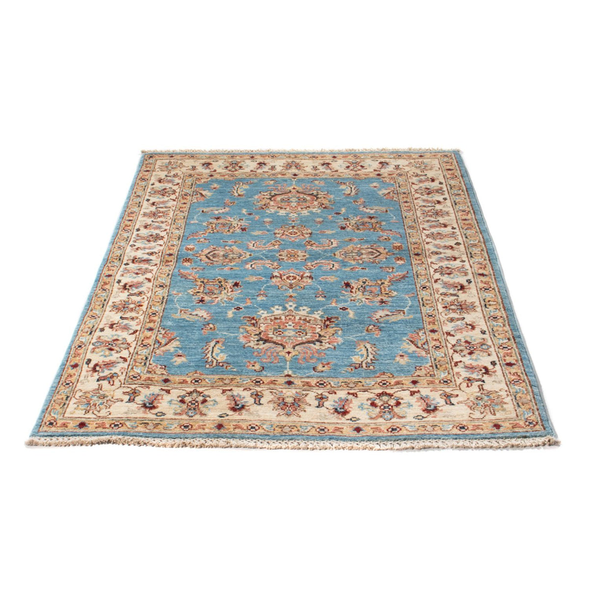 Alfombra Ziegler - 159 x 105 cm - azul claro