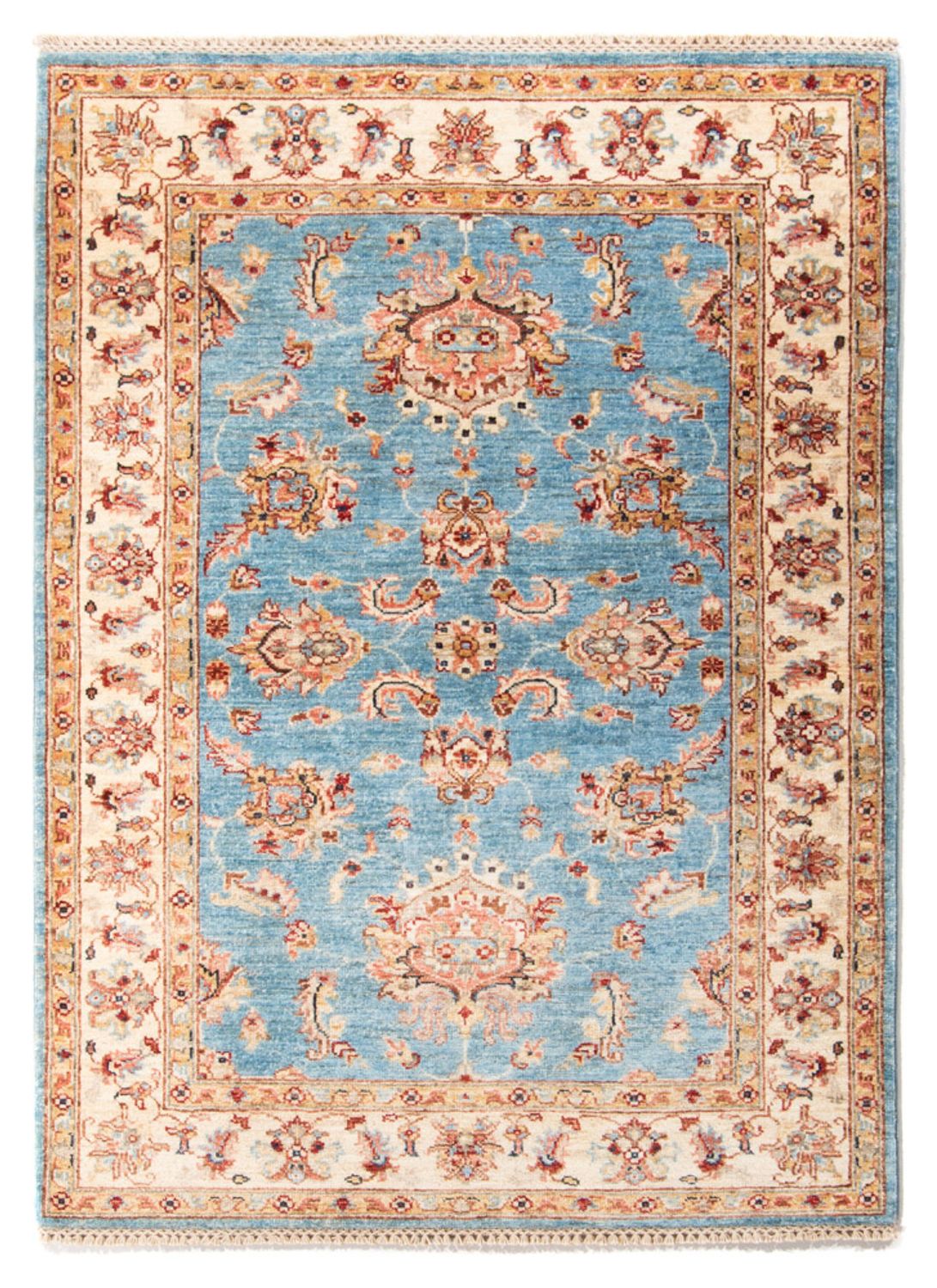 Alfombra Ziegler - 161 x 104 cm - azul claro