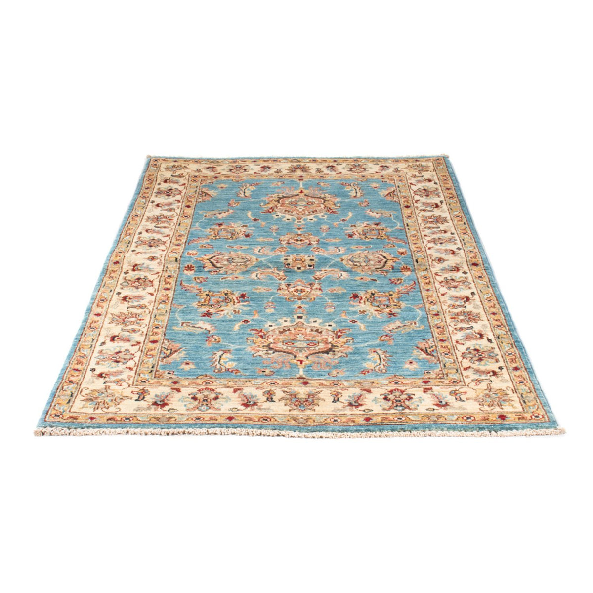 Alfombra Ziegler - 161 x 104 cm - azul claro