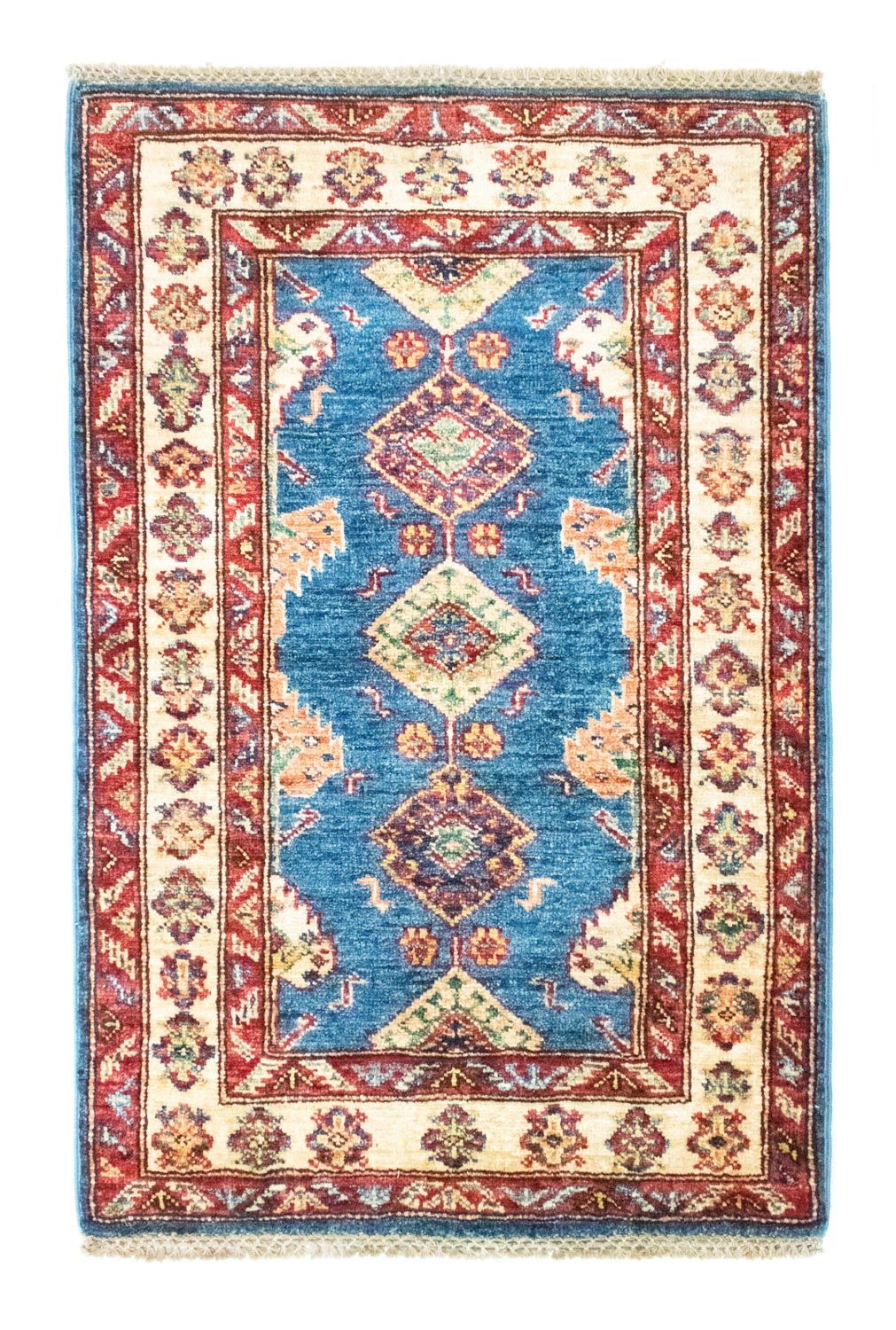 Alfombra Ziegler - Kazak - 97 x 65 cm - azul