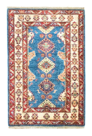 Alfombra Ziegler - Kazak - 97 x 65 cm - azul
