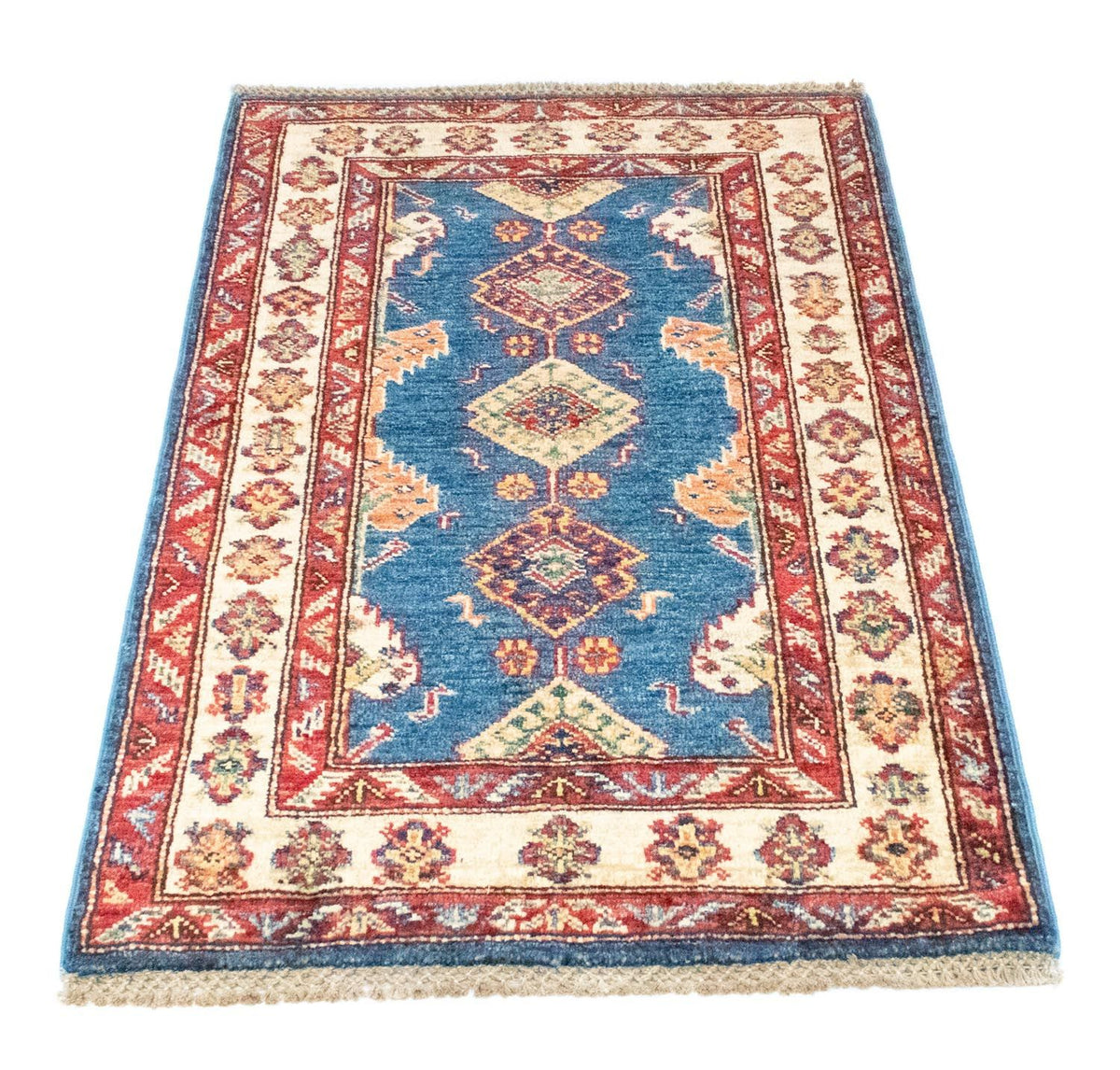 Alfombra Ziegler - Kazak - 97 x 65 cm - azul