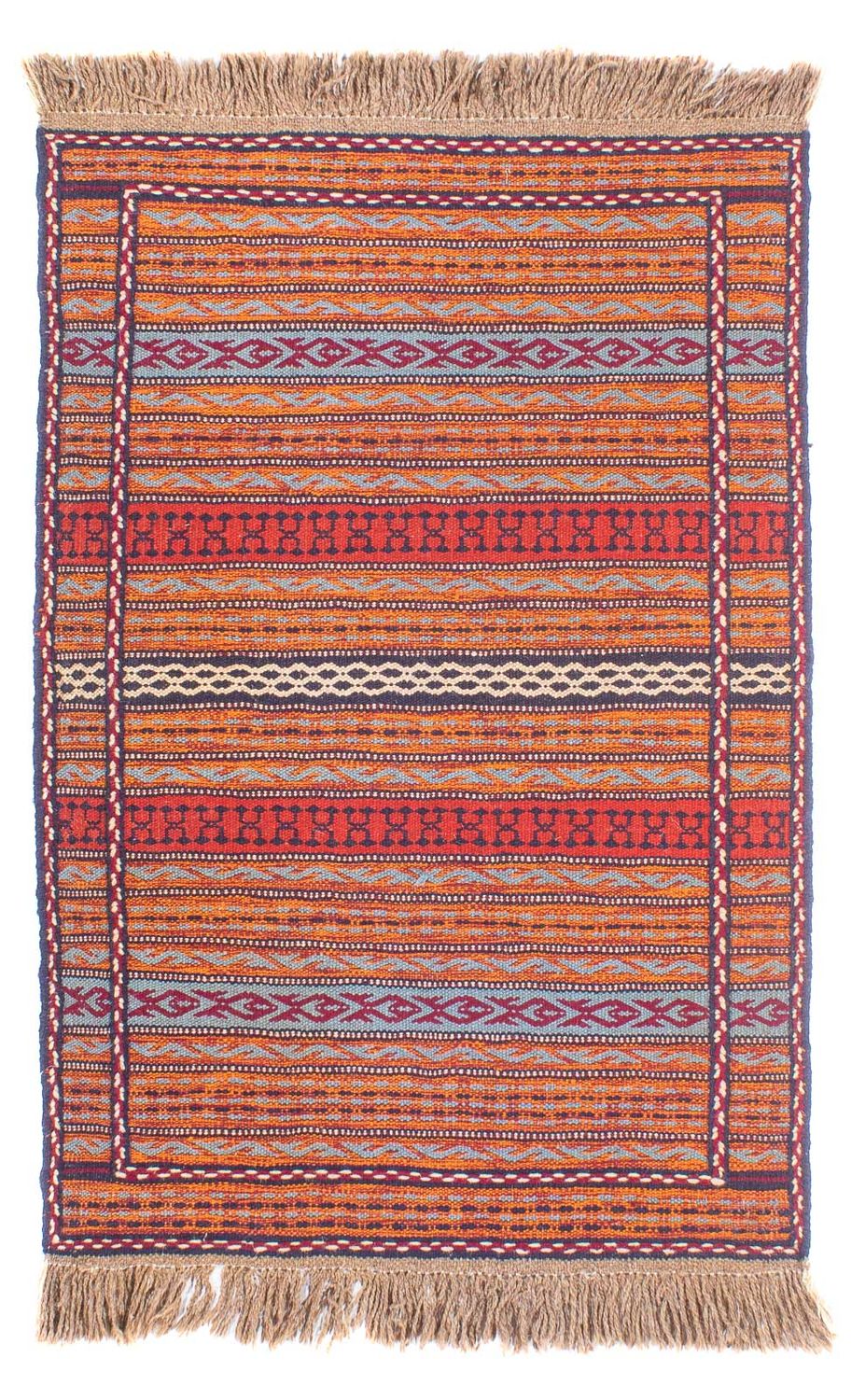 Alfombra Kelim - Oriental - 123 x 80 cm - multicolor
