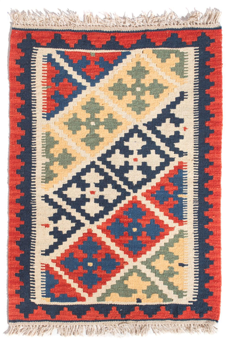 Alfombra Kelim - Oriental - 93 x 63 cm - multicolor