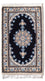 Alfombra persa - Nain - 60 x 40 cm - azul oscuro