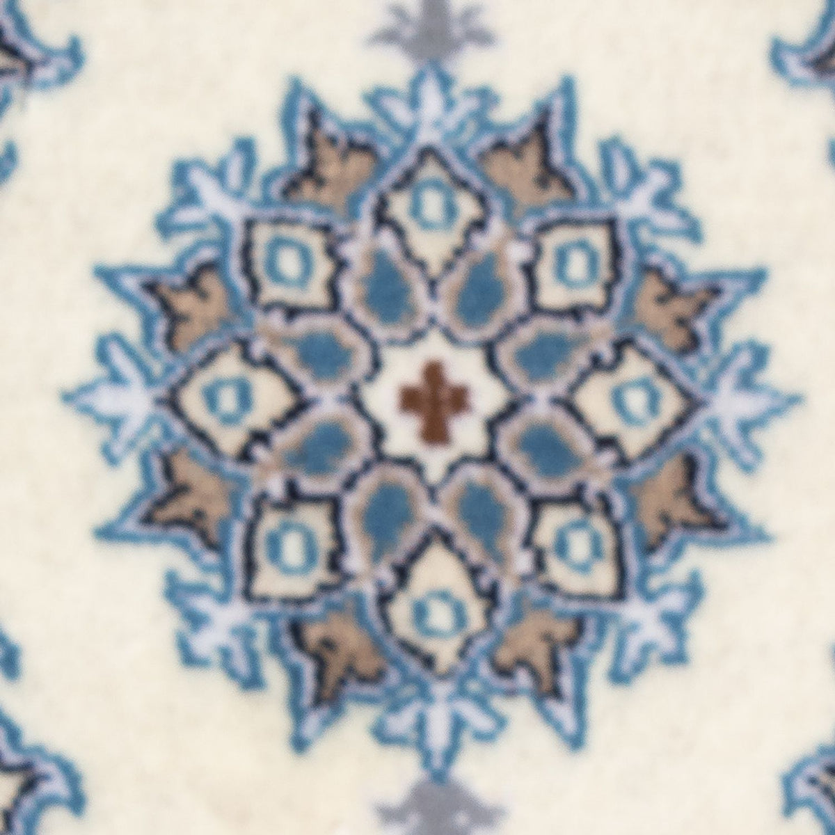Alfombra persa - Nain - 60 x 40 cm - crema